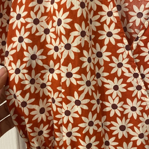 Madewell Packed Picnic Wrap Dress-L - Picture 3 of 13